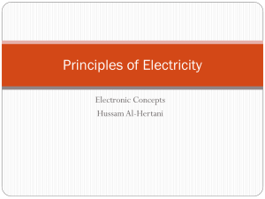 Lecture 2 Principles of Electricity File