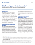 DNA, Technology, and Florida Strawberries 1 - EDIS