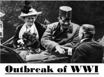 Outbreak of WWI
