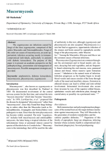 Mucormycosis - African Vision and Eye Health