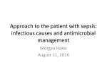 Approach to the patient with sepsis