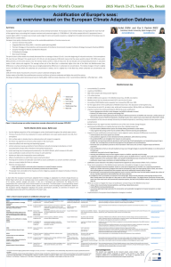 Acidification of Europe`s seas: an overview based on the European