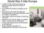 WWII Hits Europe (World)