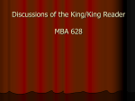 King and King Discussions 2