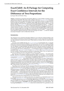 ExactCIdiff: An R Package for Computing Exact Confidence Intervals