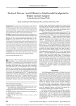 Pectoral Nerves I and II Blocks in Multimodal Analgesia for Breast