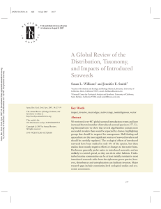 A Global Review of the Distribution, Taxonomy, and Impacts of
