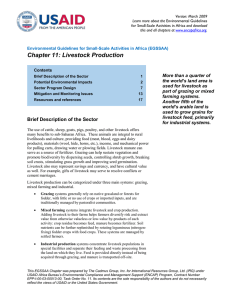 Chapter 11: Livestock Production