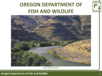 oregon department of fish and wildlife