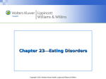 Chapter 23  Eating Disorders