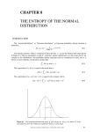 The Entropy of the Normal Distribution