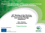 Climate Change and Security in Eastern Europe, Central Asia and