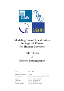 Modeling sound localization in sagittal planes for human listeners