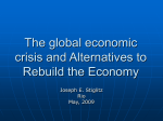 The Global Economic Crisis and Alternatives to Rebuild the Economy