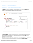 Chapter 06 - User-Defined Methods - Lehman College