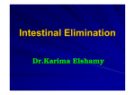 Intestinal Elimination