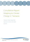 Written submissions received for the Adapting to Climate Change in
