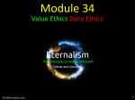 MODULE_34 - (Ethics) Value vs Duty