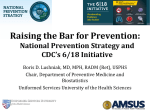 National Prevention Strategy and CDC`s 6/18