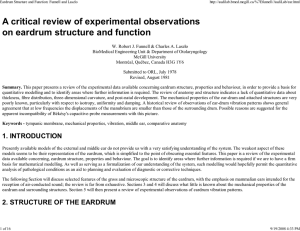 A critical review of experimental observations