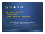 ICD- 10 - Catholic Health System