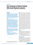 The Treatment of Elderly Patients With Acute Myeloid Leukemia