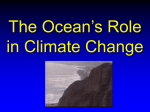 Ocean`s Role in Climate Change