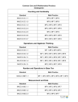 Common Core and 8 Mathematical Practices Kindergarten Counting