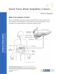 Quick Facts about Ampullary Cancer