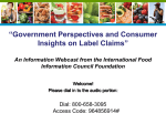 Label Claims - International Food Information Council