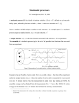 Stochastic processes