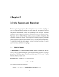 Chapter 2 Metric Spaces and Topology
