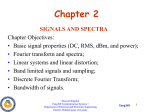 Lecture Notes - Signals and Spectra File