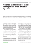 Science and Economics in the Management of an Invasive Species