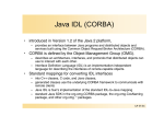 Java IDL (CORBA)