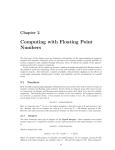 Computing with Floating Point Numbers