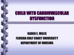 child with cardiovascular dysfunction