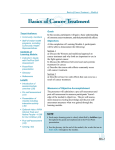 Module 6 Basics of Cancer