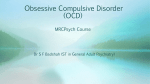 Obsessive‑compulsive disorder (OCD)