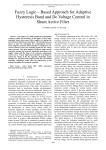 Fuzzy Logic – Based Approach for Adaptive Hysteresis Band