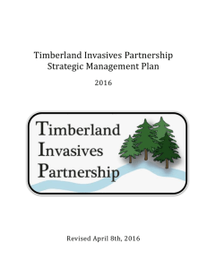 Strategic Management Plan - Timberland Invasives Partnership