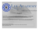 Pre-Calculus - Lee Academy