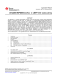 AN-2260 MSP430 Interface to LMP91050 Code