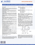 Quartz Crystal Oscillators Glossary of Terms