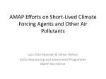 AMAP Efforts on Short-Lived Climate Forcing Agents