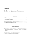 Chapter 1 Review of Quantum Mechanics