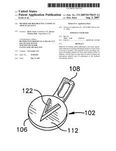 Method for resurfacing a cervical articular facet