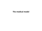 The medical model