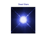 Dead Stars - University of Iowa Astrophysics