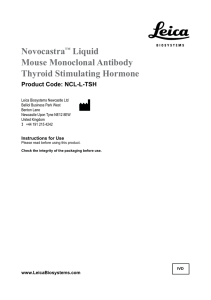 Novocastra™ Liquid Mouse Monoclonal Antibody Thyroid